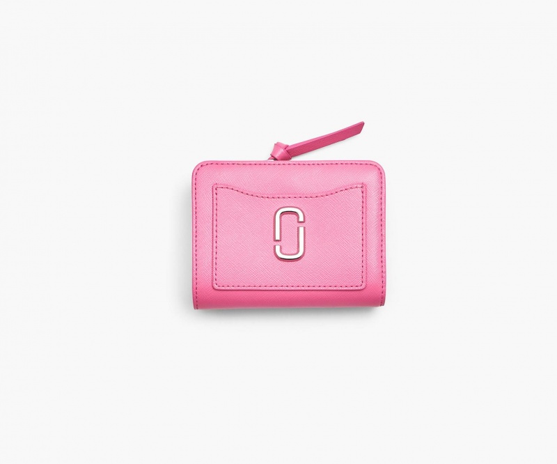 Marc Jacobs The Utility Snapshot Mini Compact Wallets Pink | Australia_MJ45893