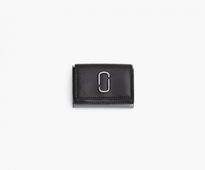 Marc Jacobs The Utility Snapshot Mini Trifold Wallets Grey Multicolor | Australia_MJ96469