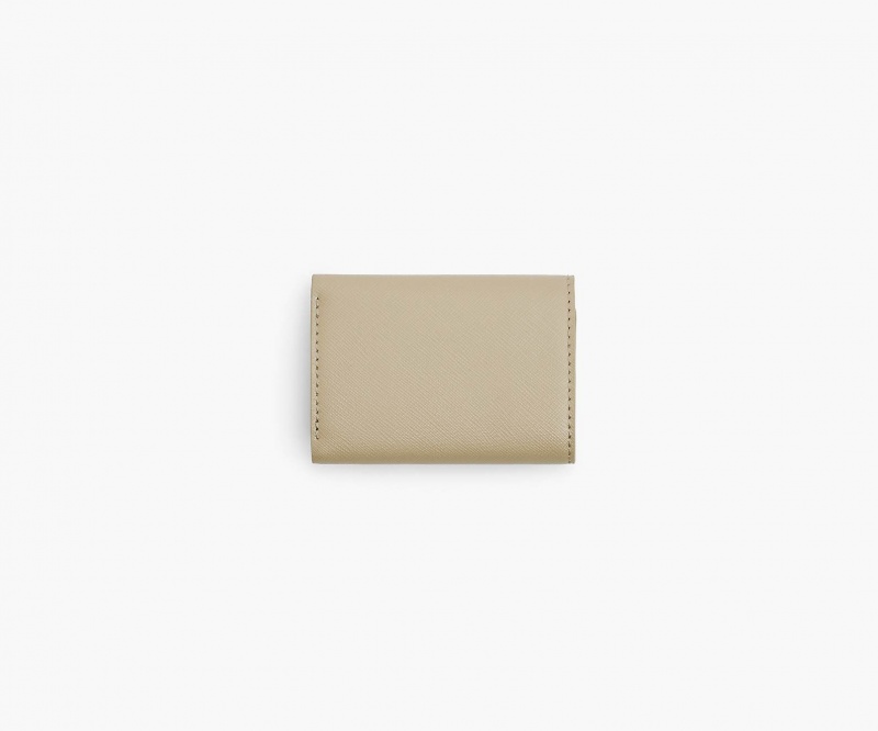 Marc Jacobs The Utility Snapshot Mini Trifold Wallets Khaki Multicolor | Australia_MJ32385