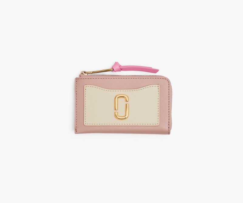 Marc Jacobs The Utility Snapshot Top Zip Wallets Rose Multicolor | Australia_MJ36219