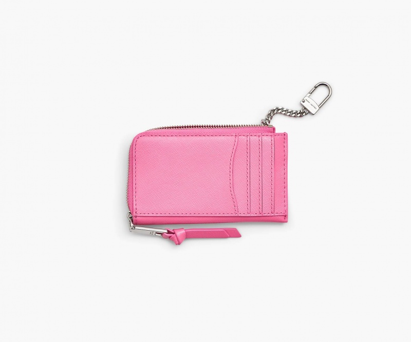 Marc Jacobs The Utility Snapshot Top Zip Wallets Pink | Australia_MJ19574