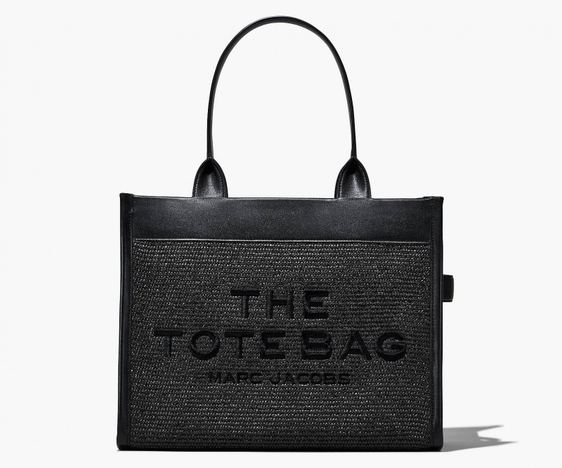 Marc Jacobs The Woven DTM Large Tote Bags Black | Australia_MJ23949